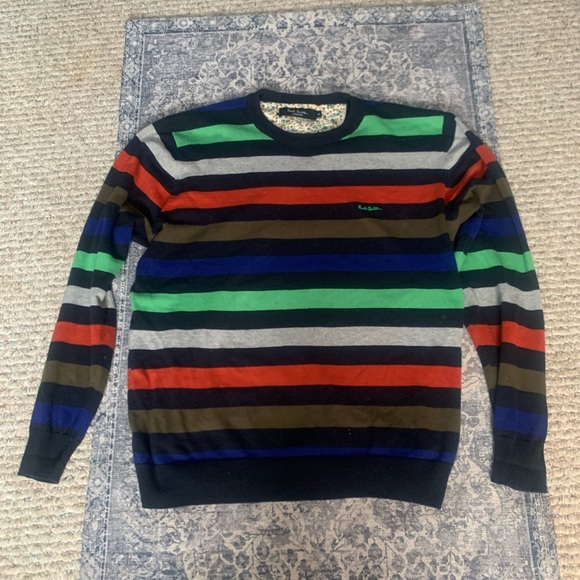 PAUL SMITH LONDON COTTON CREWNECK SWEATER - Picture 3 of 6